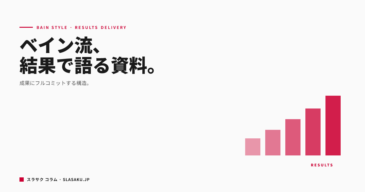 ベイン・アンド・カンパニー流スライドの作り方｜SCQAで"問い"から設計する提案術